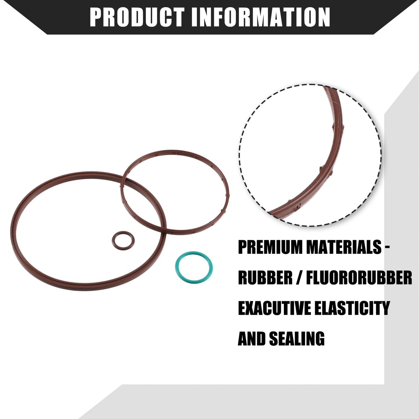 DL3Z-2A572-A Vacuum Pump Seal Ring Repair for Ford Lincoln 3.5L (2011-2019)