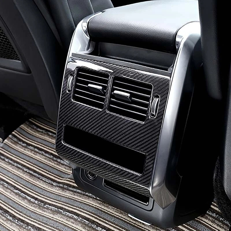 Carbon Fiber Rear Air Outlent Vent Frame Trim For Range Rover Sport 2014-2018