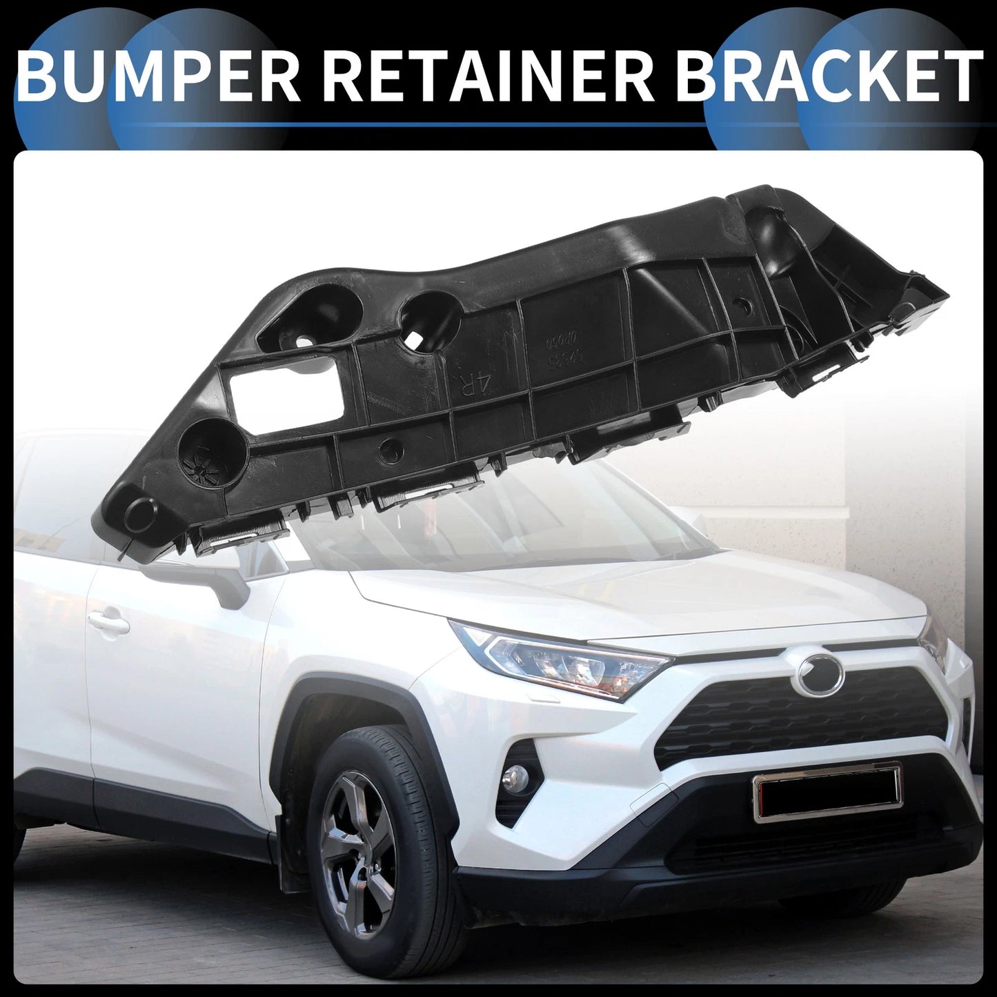 1 Pair Front Bumper Retainer Bracket for Toyota RAV4 (2013–2018)