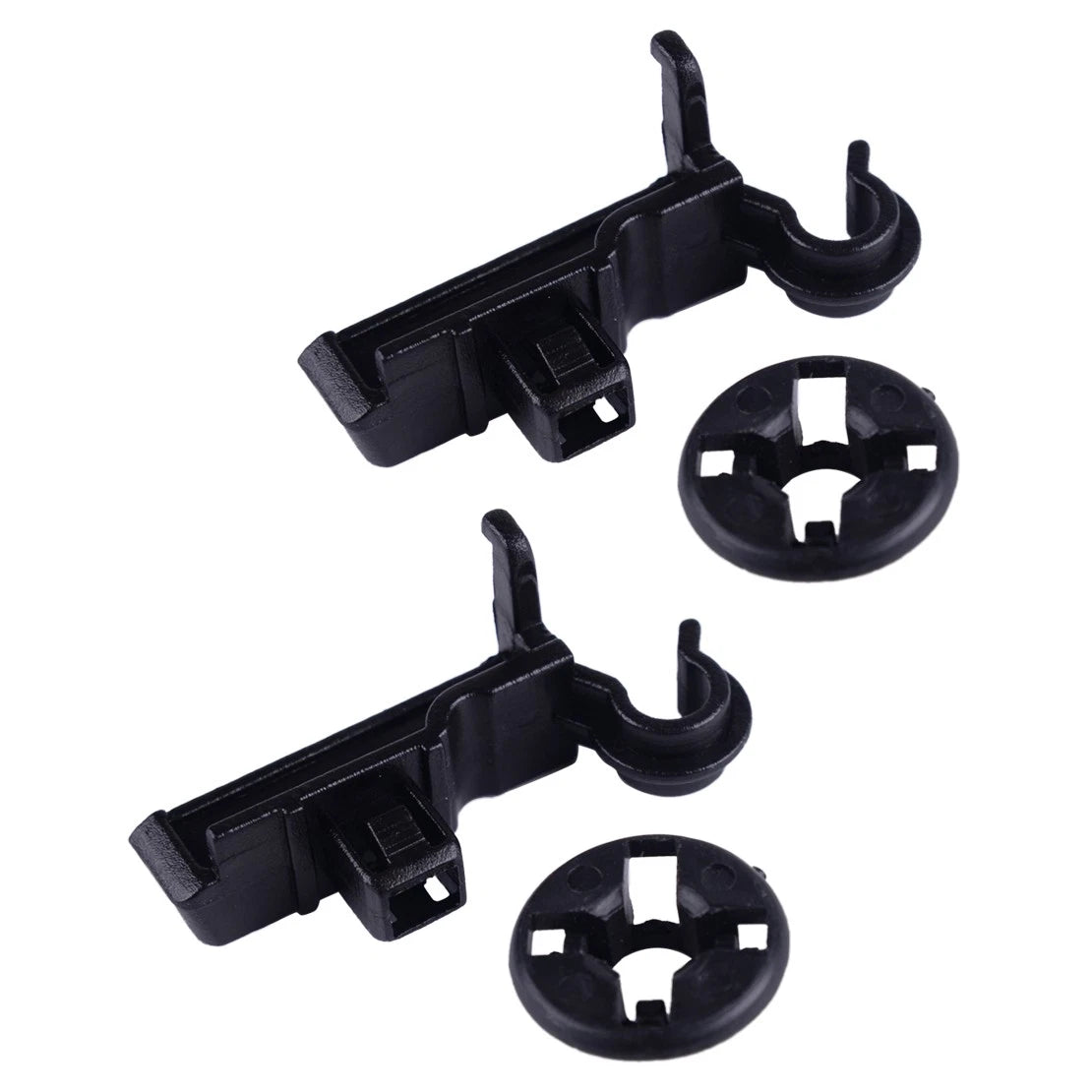 Set of 2 Bonnet Bracket Clips & Grommets for Toyota Corolla (2003-2008)