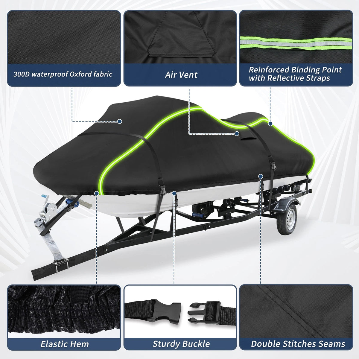 126"-135" PWC Jet Ski Cover for Kawasaki