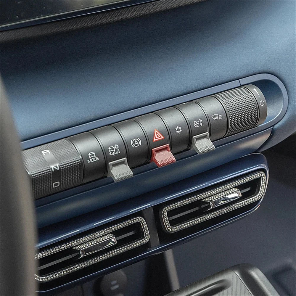 Air Conditioning Control Button Paddle Sticker Knob for BYD Dolphin (2021-2023)