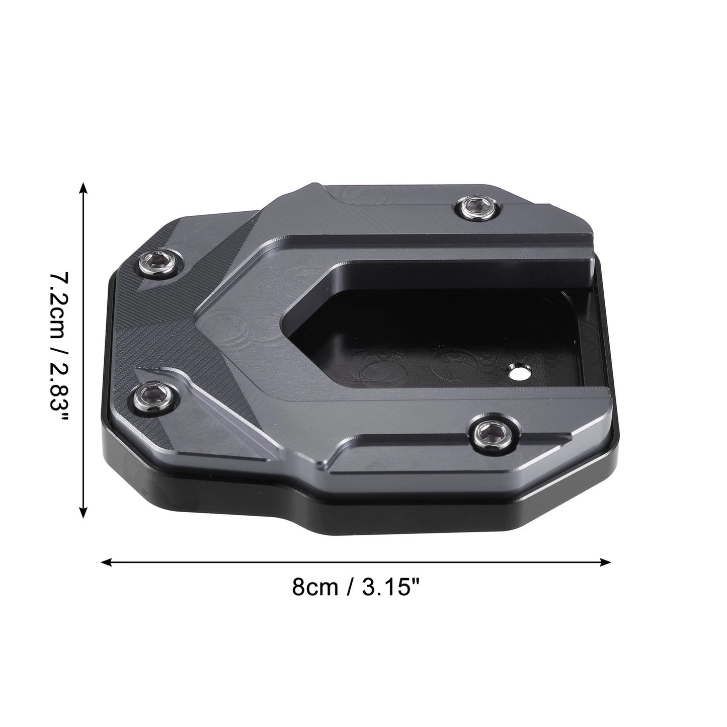 Aluminum Alloy Motorcycle Kickstand Plate Pad with Wrench for BMW