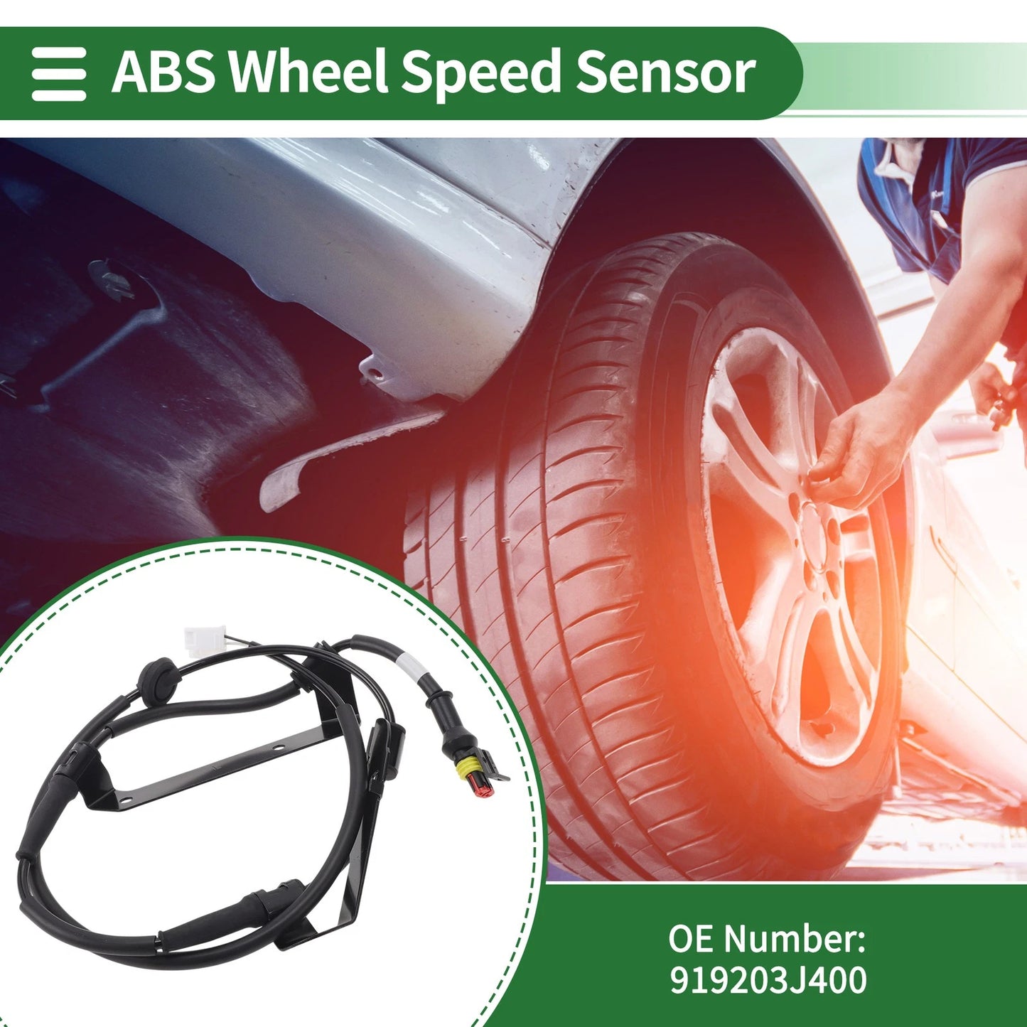 ABS Wheel Speed Sensor for Kia Sorento (2011-2013) - 1 Pc