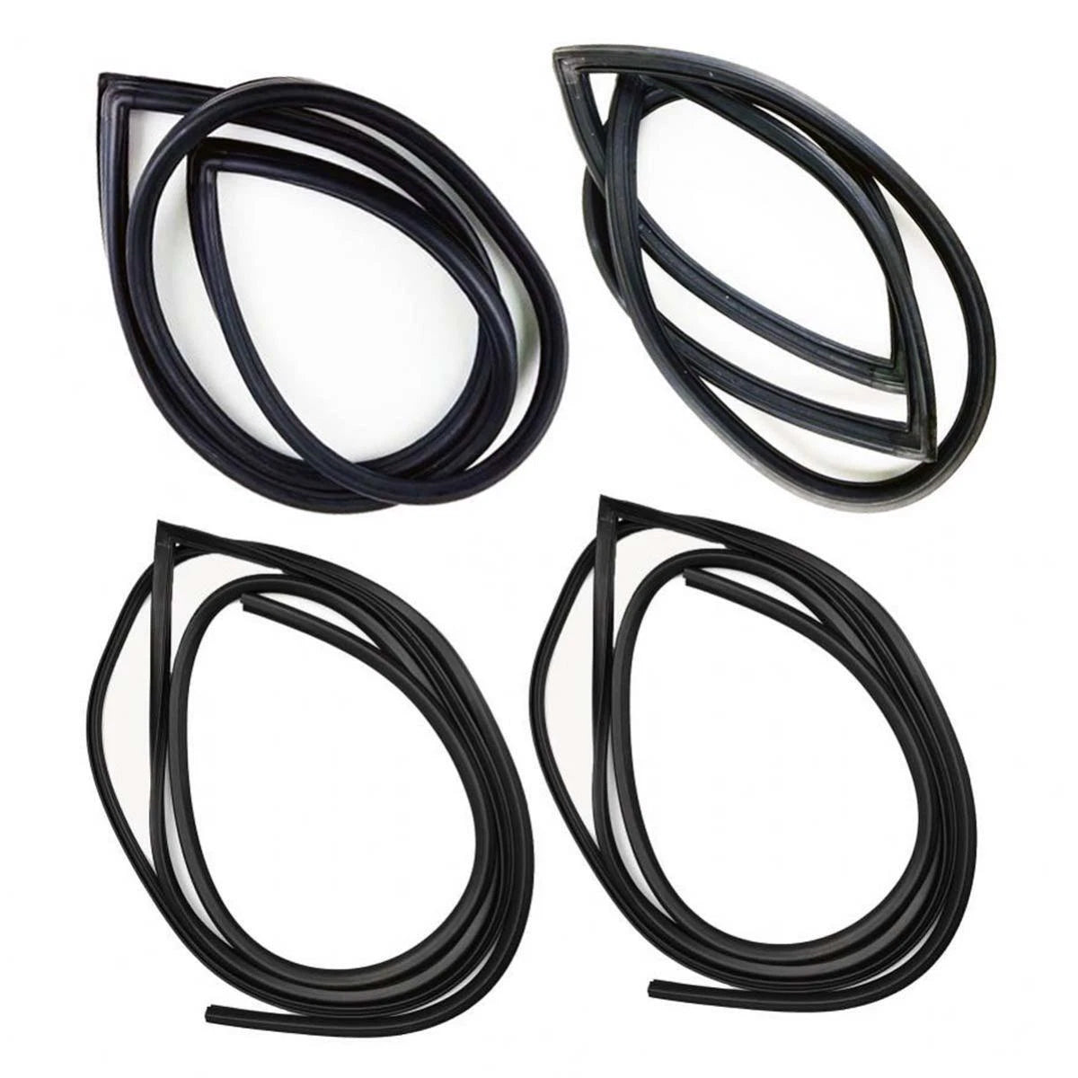 Windshield w Vent Door Rubber Set 4 Fits Datsun Bluebird 510 2D SED 1967-72