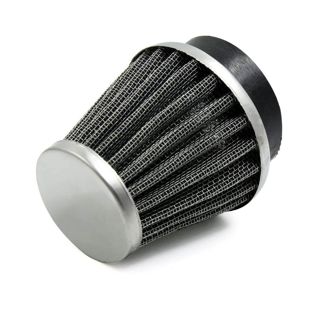 52mm Inlet Dia Car/Motorcycle Air Intake Filter Cleaner with Adjustable Clamp
