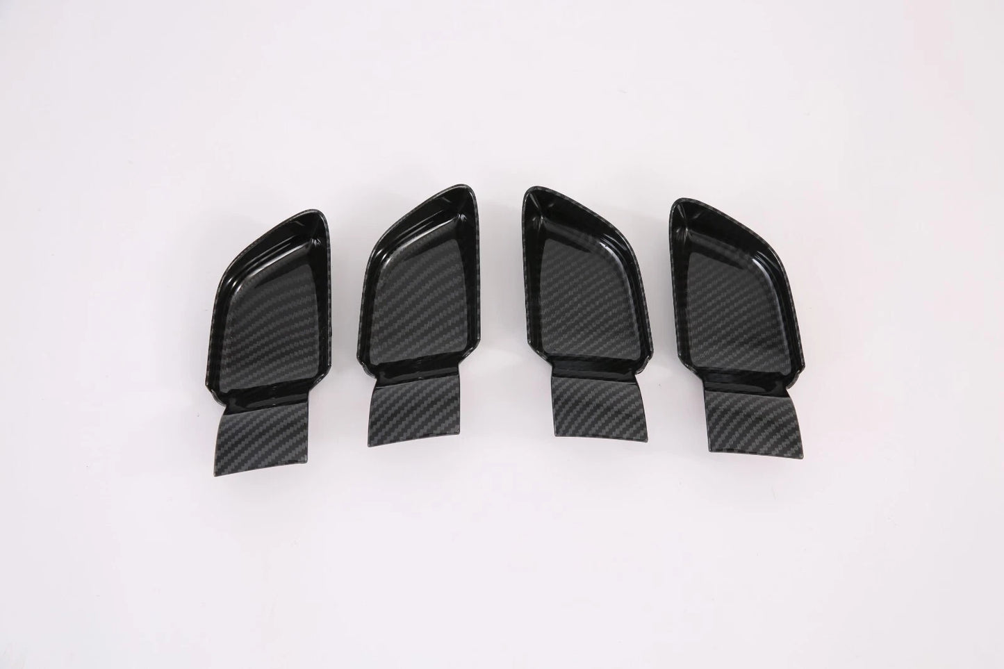 Carbon Fiber Inner Door Handle Bowl Lid Cover Trim for Hyundai Sonata (2020-2023)