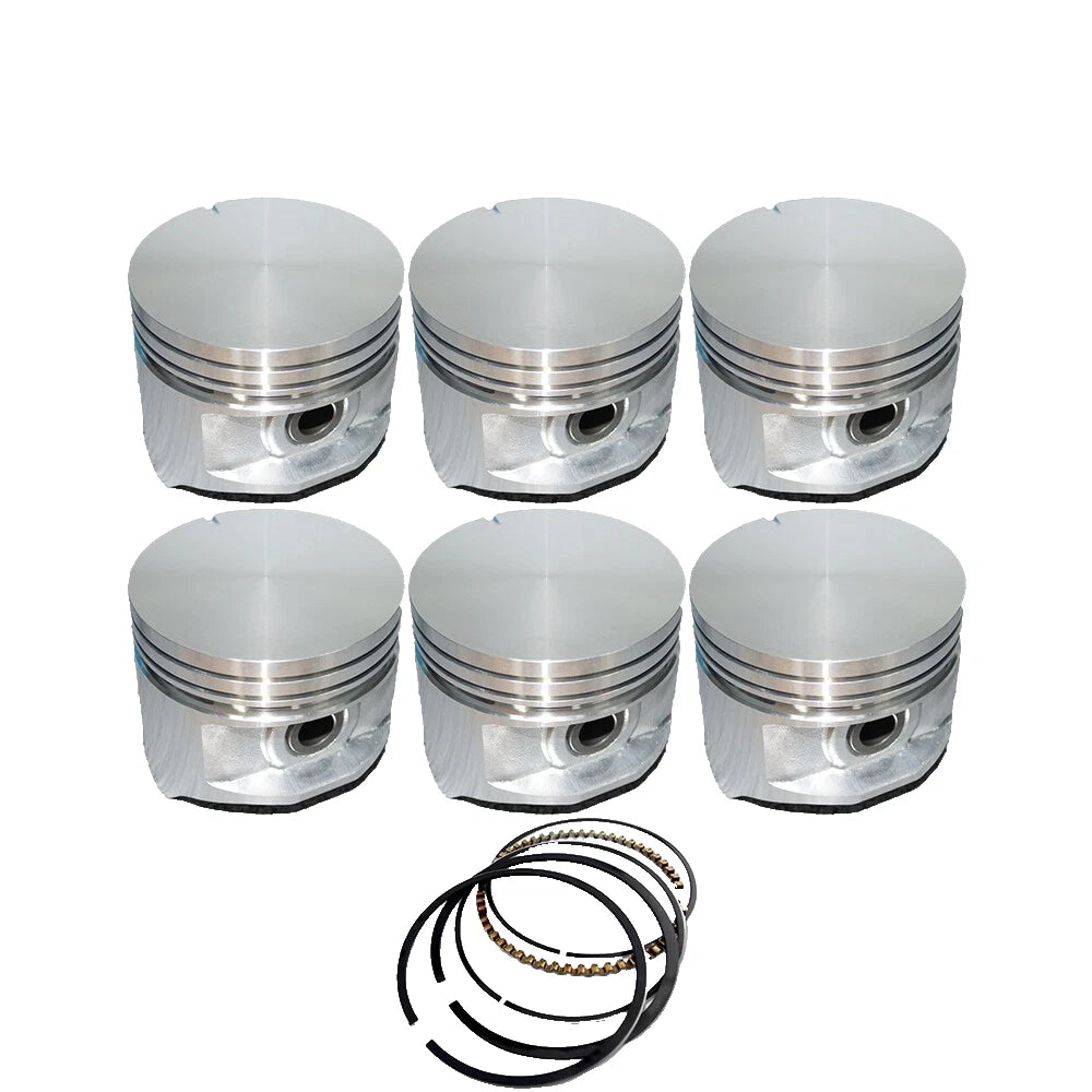 Flat Top Engine Piston & Rings for Holden Commodore VB VC VH VK