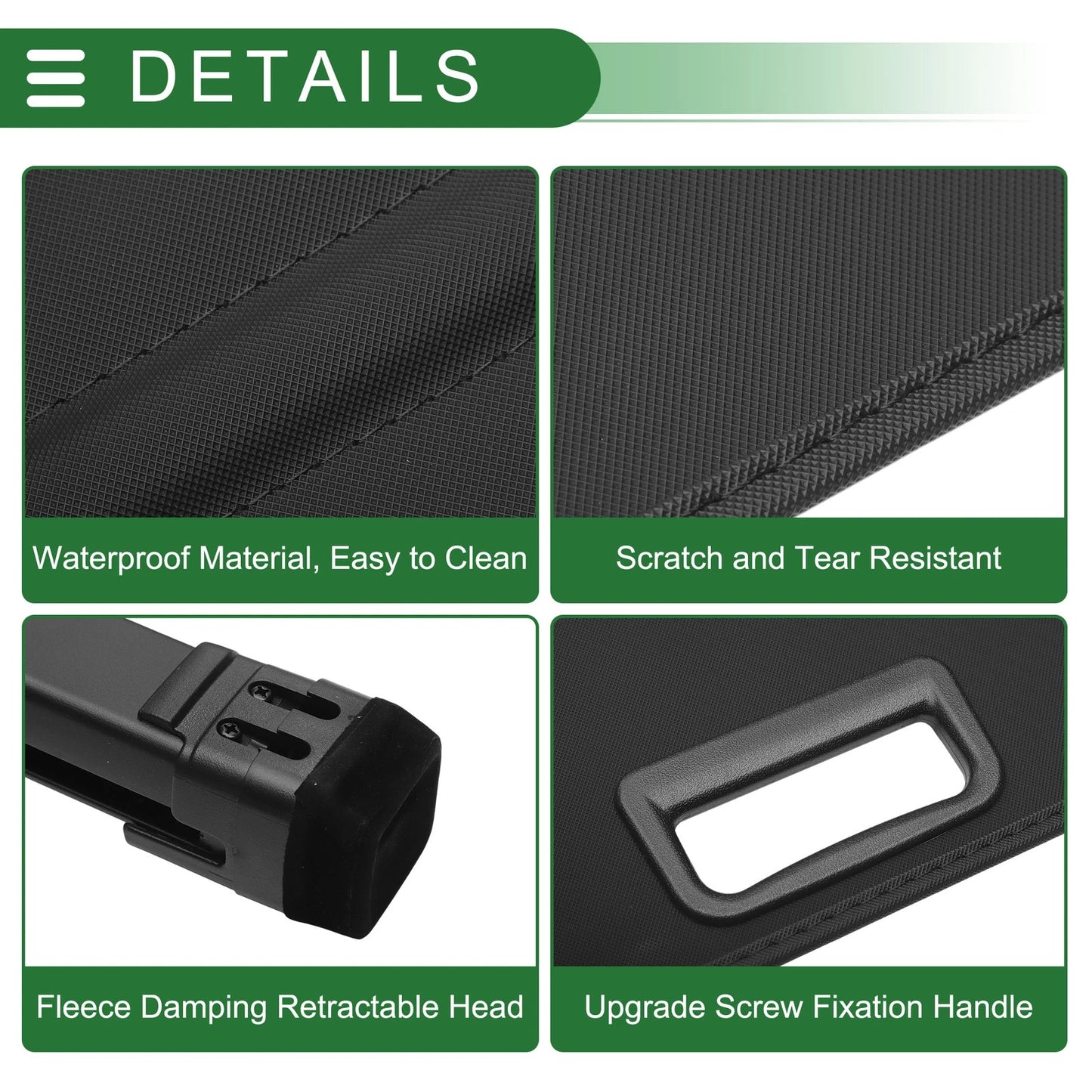 Cargo Cover for Subaru Outback 5 Seat Gloss Black (2016-2019)