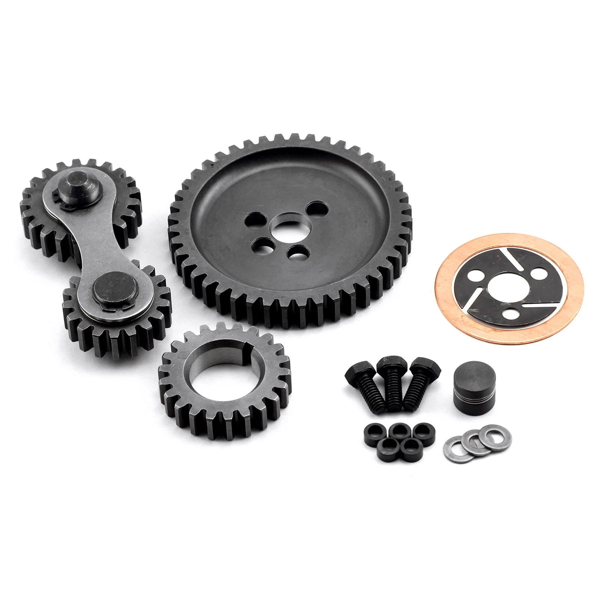 SBC 350 Dual Idler Noisey Timing Gear Drive Set for Chevy