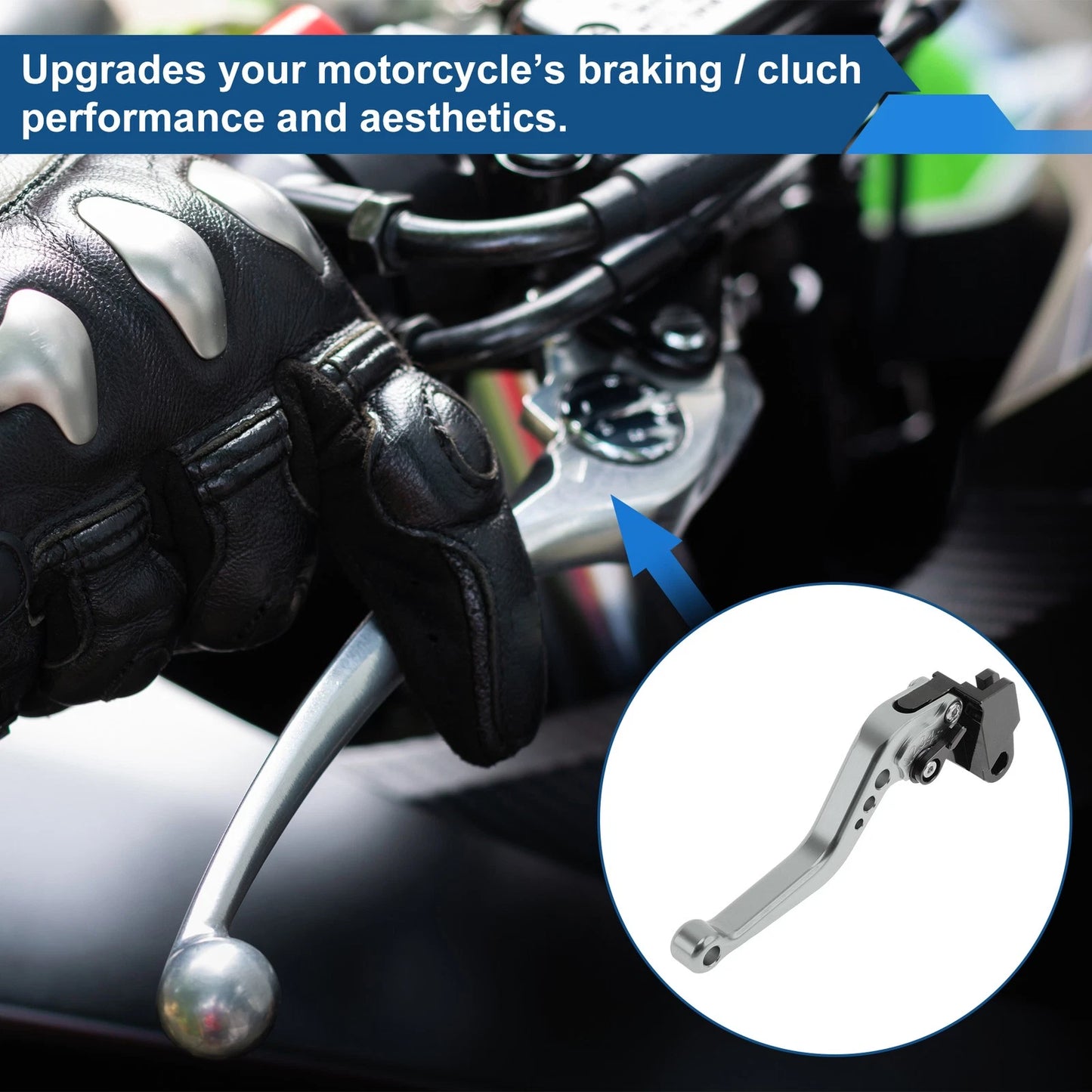 Short Brake Clutch Levers for Kawasaki NINJA 650R/ER-6F/EX650 (2006–2014)