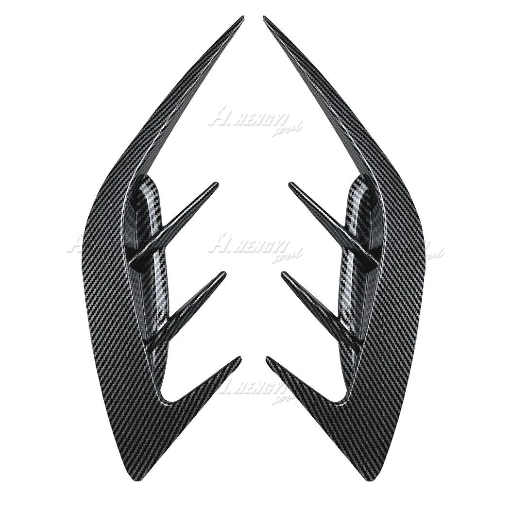 Canard Covers Rear Bumper Side Vent Carbon Fiber for Kia Stinger (2017–2023)