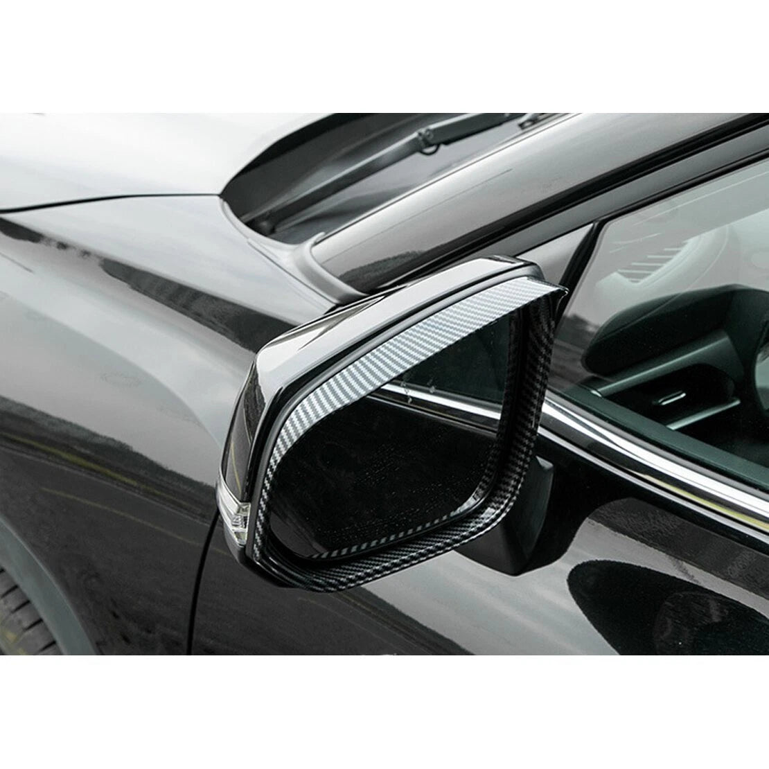 Rearview Mirror Rain Eyebrow Covers for Highlander (2020-2023)