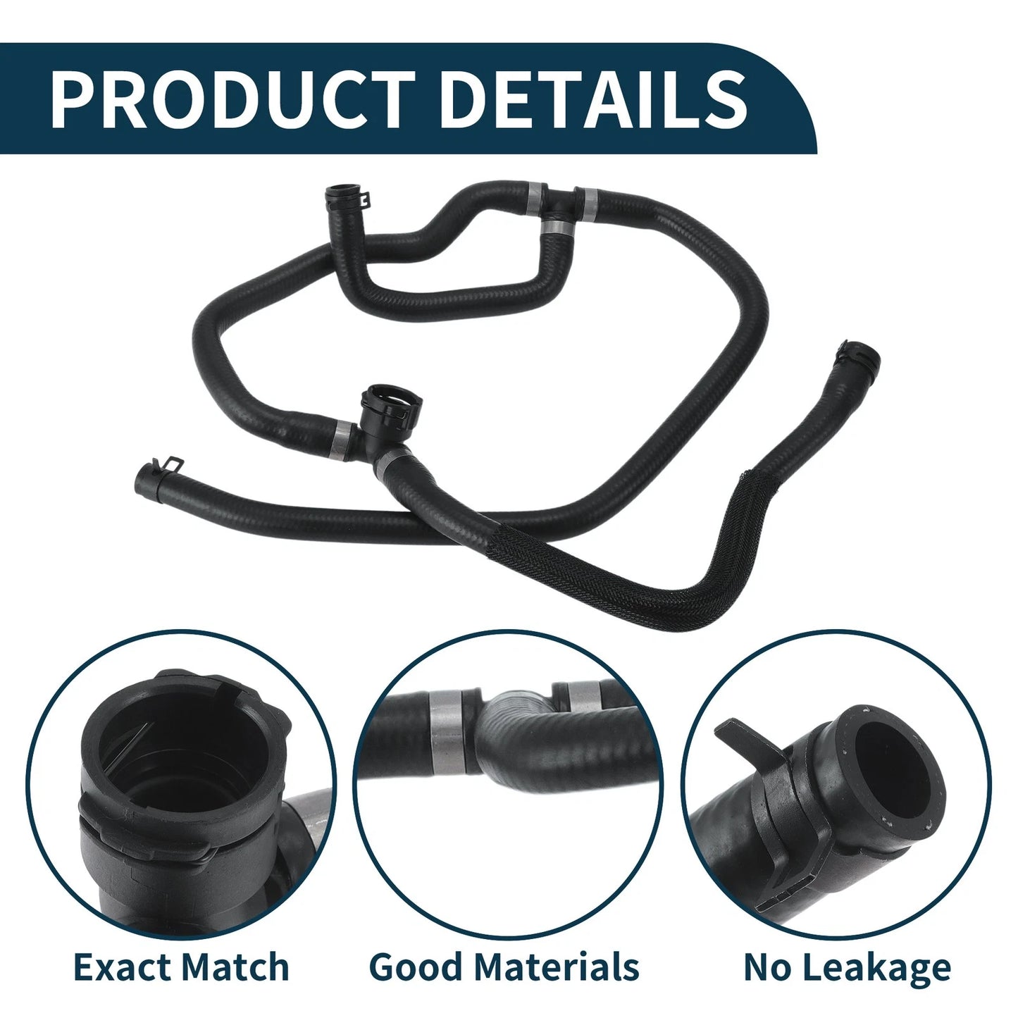 Radiator Hose for Ford Escape 1.6T (2013) - Rubber Heating Water Pipe