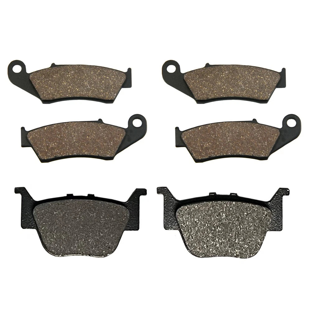 Front & Rear Semi-Metallic Brake Pads for Honda TRX450R & TRX450ER (2004–2014)