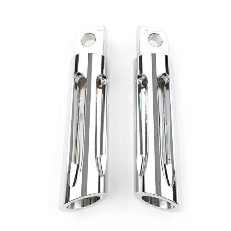 CNC Chrome Foot Pegs for Harley Touring Sportster Dyna Softail