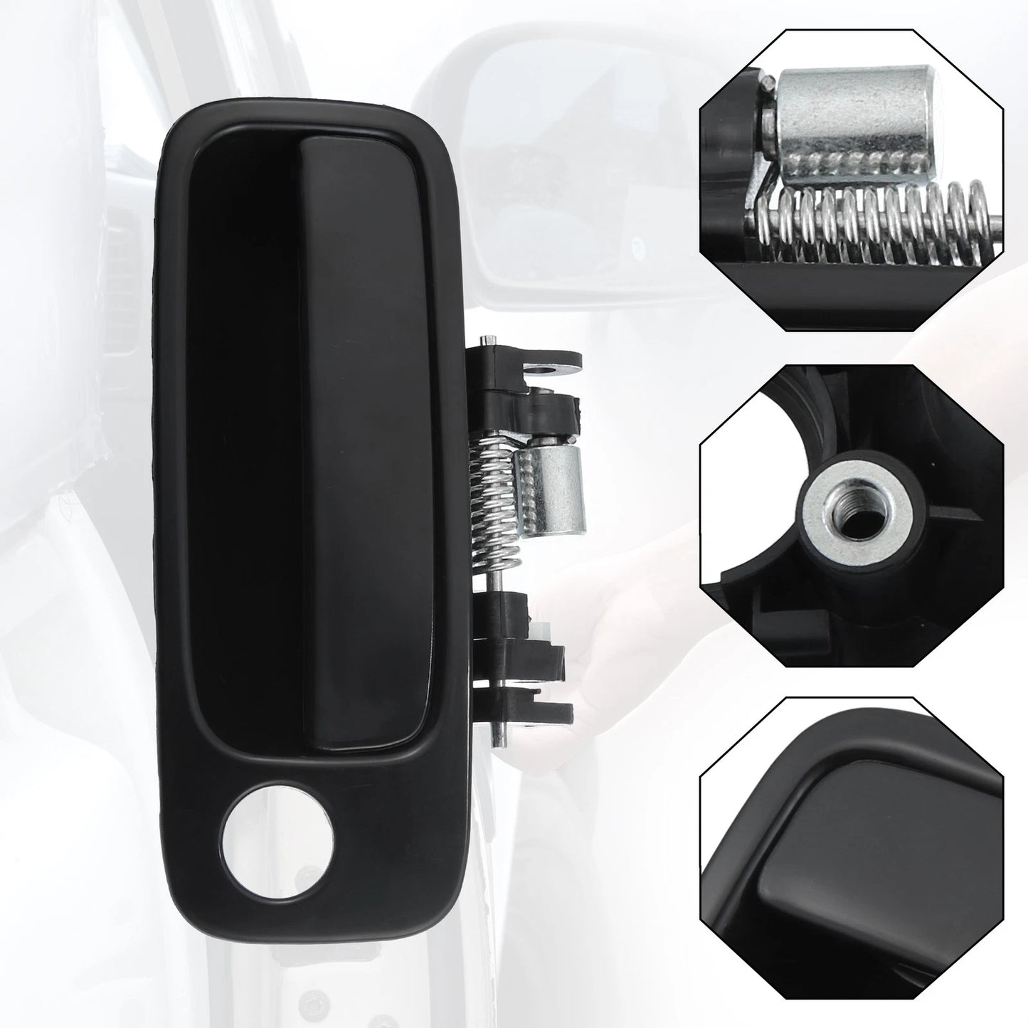 Door Handle Front Left Exterior for Toyota Camry 2.2L A/T (1997–2001)
