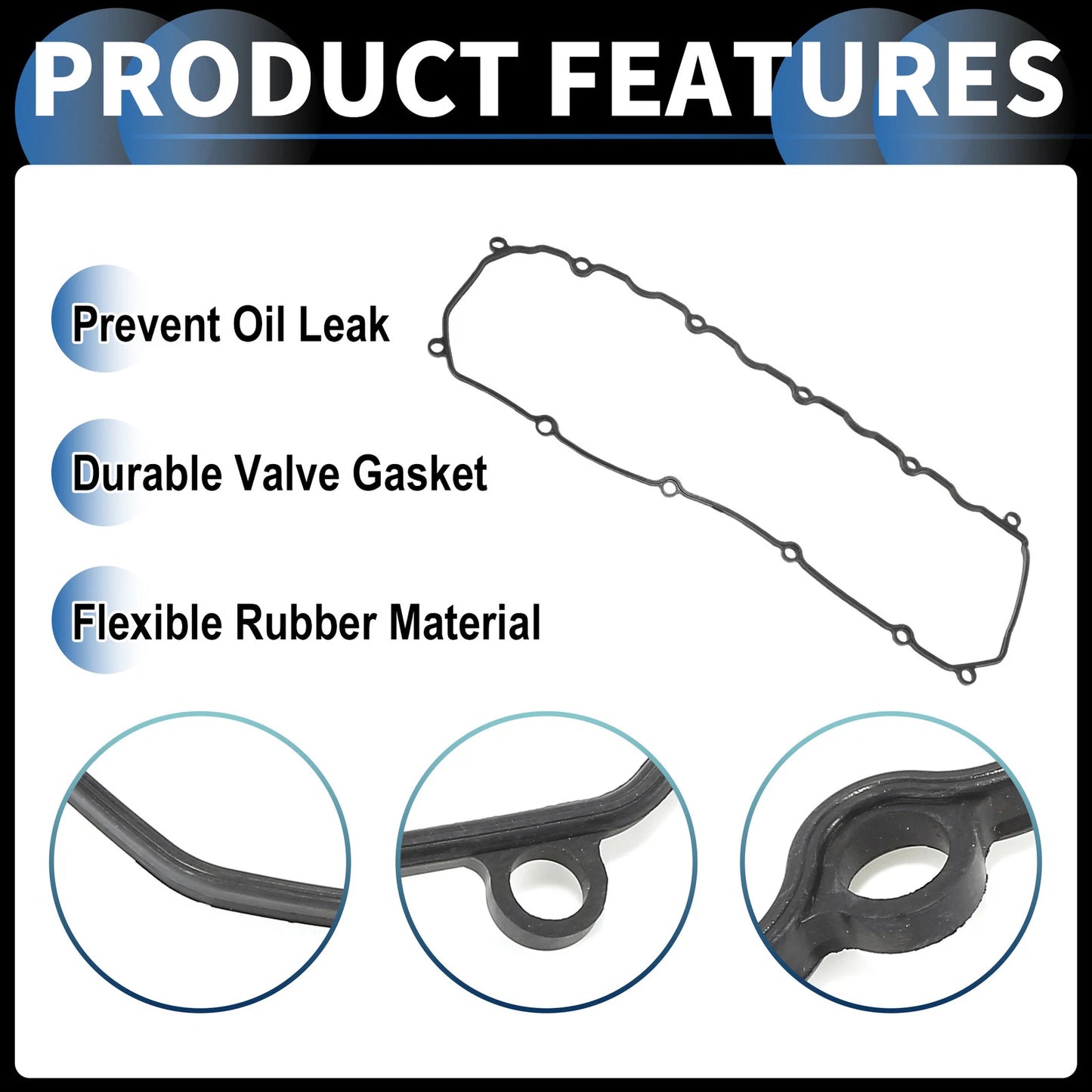 Valve Cover Gasket for Toyota Hilux Surf KZN130 3.0TD (1993-1995)