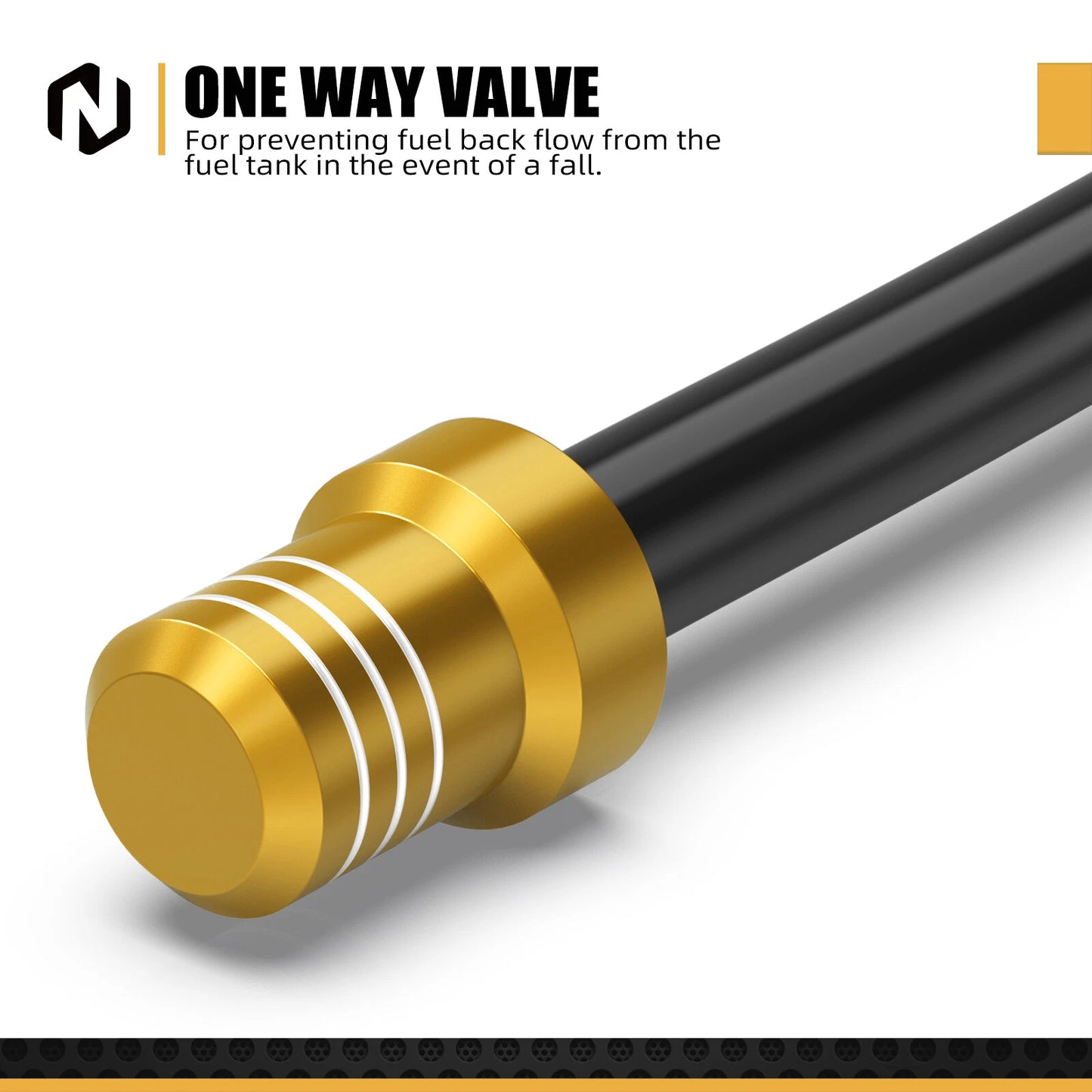 Gas Fuel Cap Valve Vent Breather Hose for Suzuki RM85 RM125 RM250 RMZ250 RMZ450 (2001-2023)