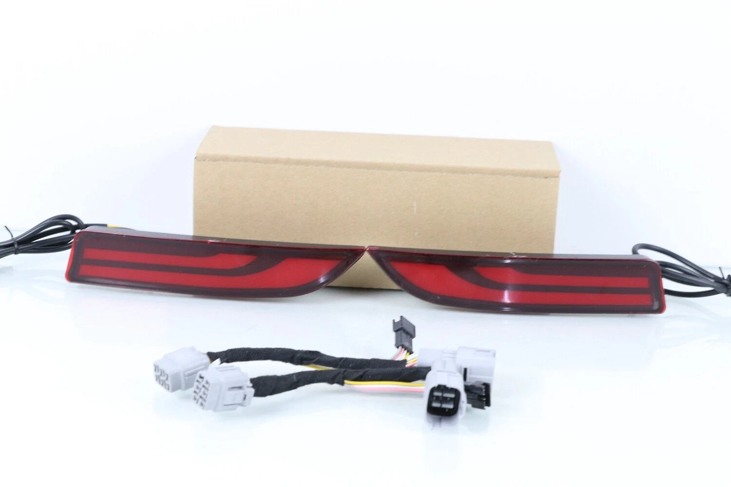 Rear Bumper Reflector for Toyota Avalon 2018-2022 (2 x Red LED Lights)