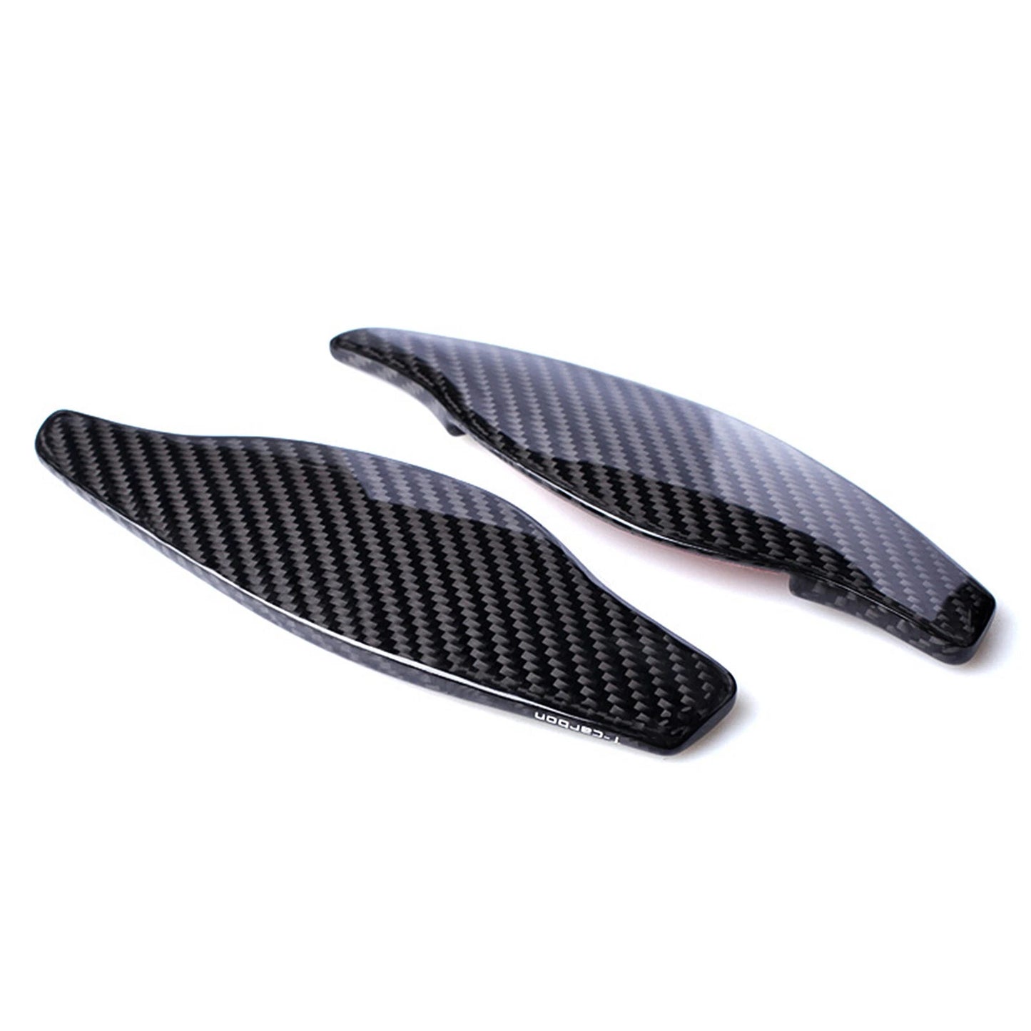2 x Carbon Fiber Shift Paddle Extensions for Audi R8 RS3 RS4 RS5 TTRS (2010-2023)