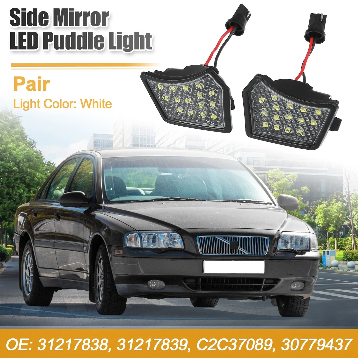 LED Side Mirror Puddle Lights for Jaguar XE RANGE (2015)