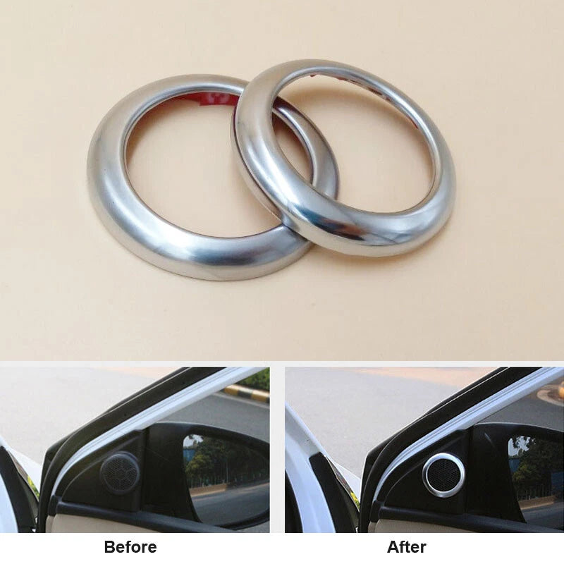 Side Door Tweeter Speaker Grill Cover Trim Fit For Toyota Corolla 2014-2018