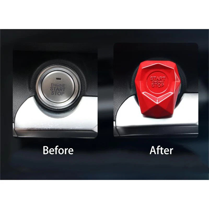 Engine Start Stop Push Button Switch Bezel Protector Cover for Car (2020-2023)