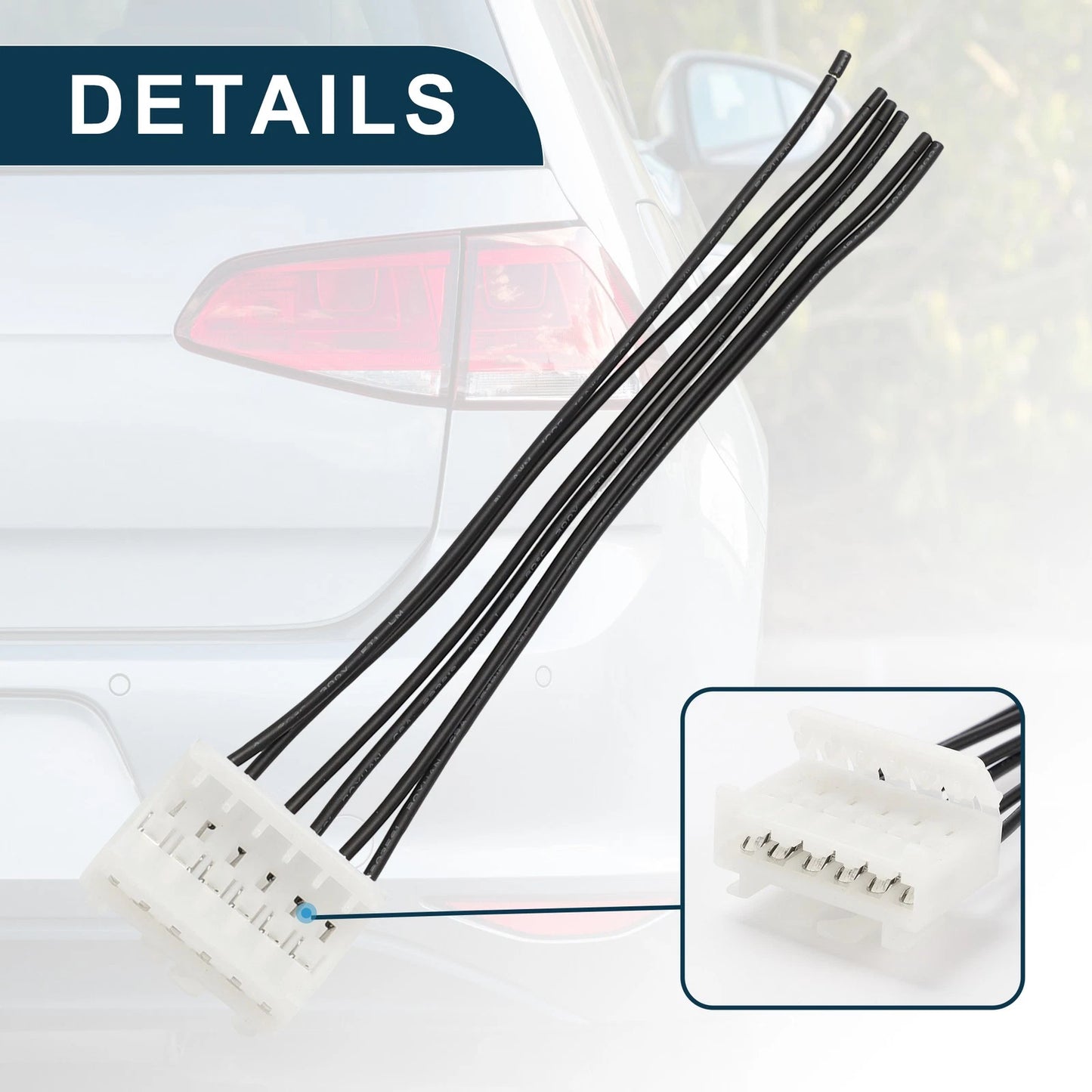 Rear Light Wiring Harness Plug for Citroen Nemo (2008-2015)