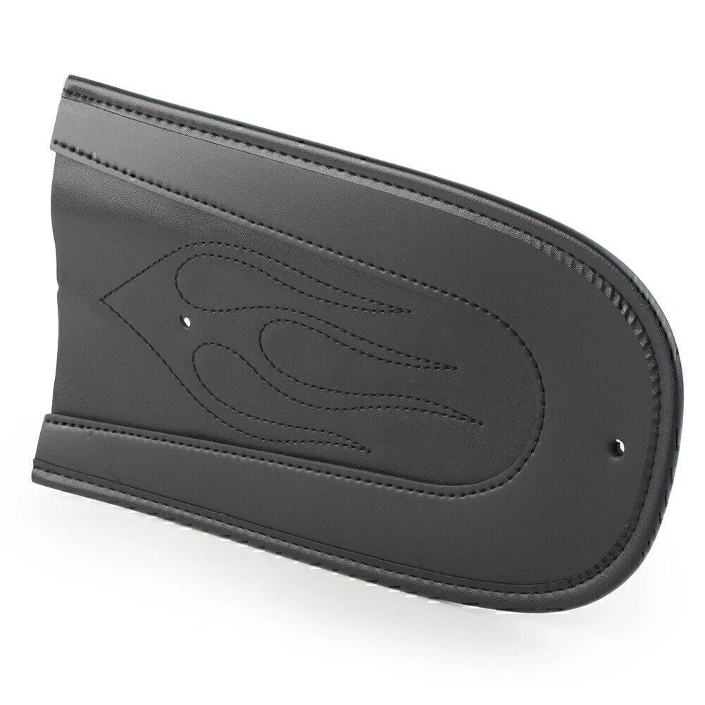 Leather Flame Solo Seat Rear Fender Bib for Harley Sportster XL883 XL1200 (04-15)