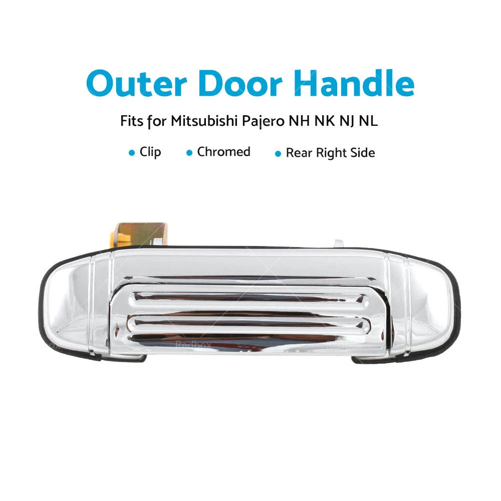 REAR RIGHT Outer Door Handle for Mitsubishi Pajero (1991-2000)