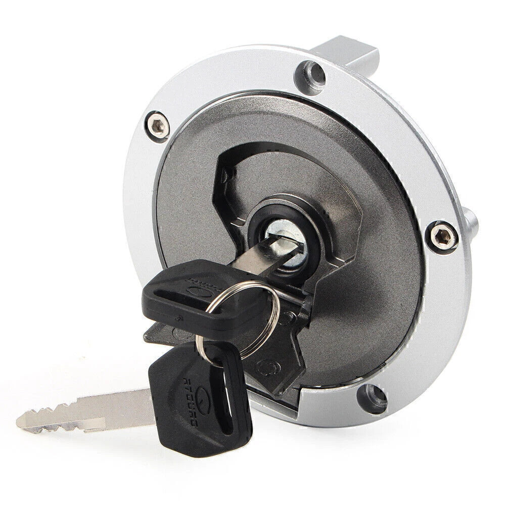 Motorcycle Fuel Gas Cap Cover Alloy Lock Keys for Honda Rebel 300 (2017-2018)