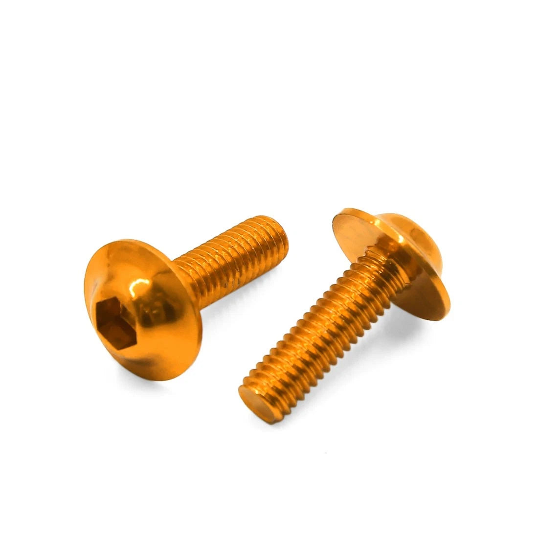 15 x M6 x 16mm Hexagon License Plate Bolts for Motorcycle