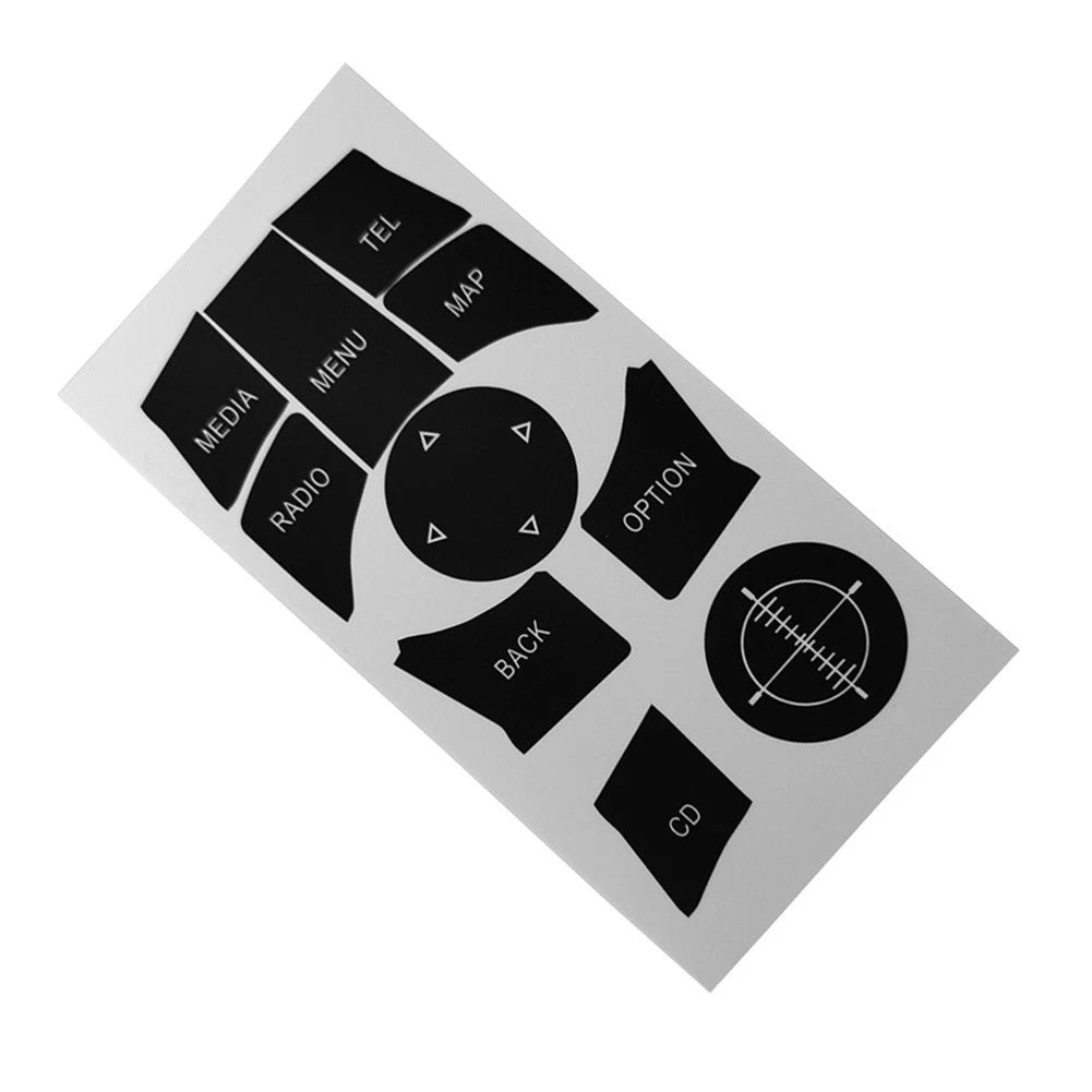 iDrive Button Repair Decal Sticker for BMW F30 F31 F34 E90 E92 E93 (2009–2015)