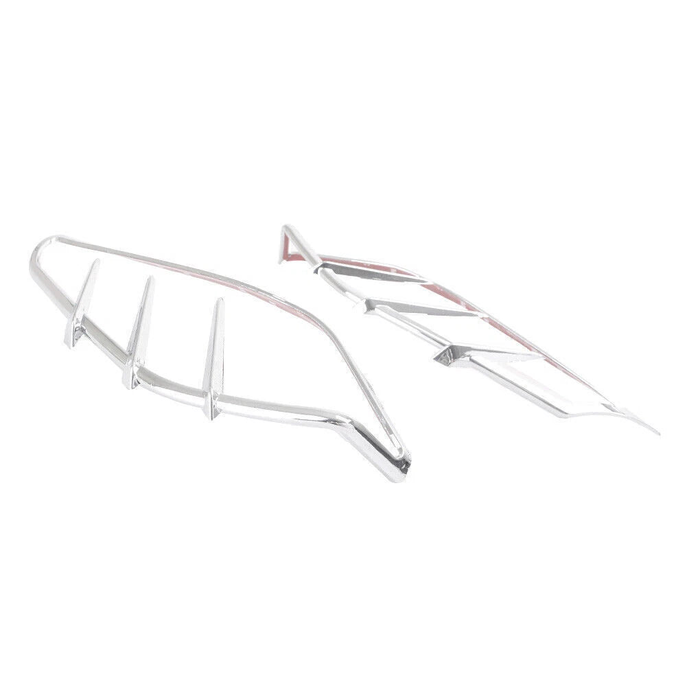 Chrome Mid-Frame Deflectors Trim for Harley Touring (2009-2016)