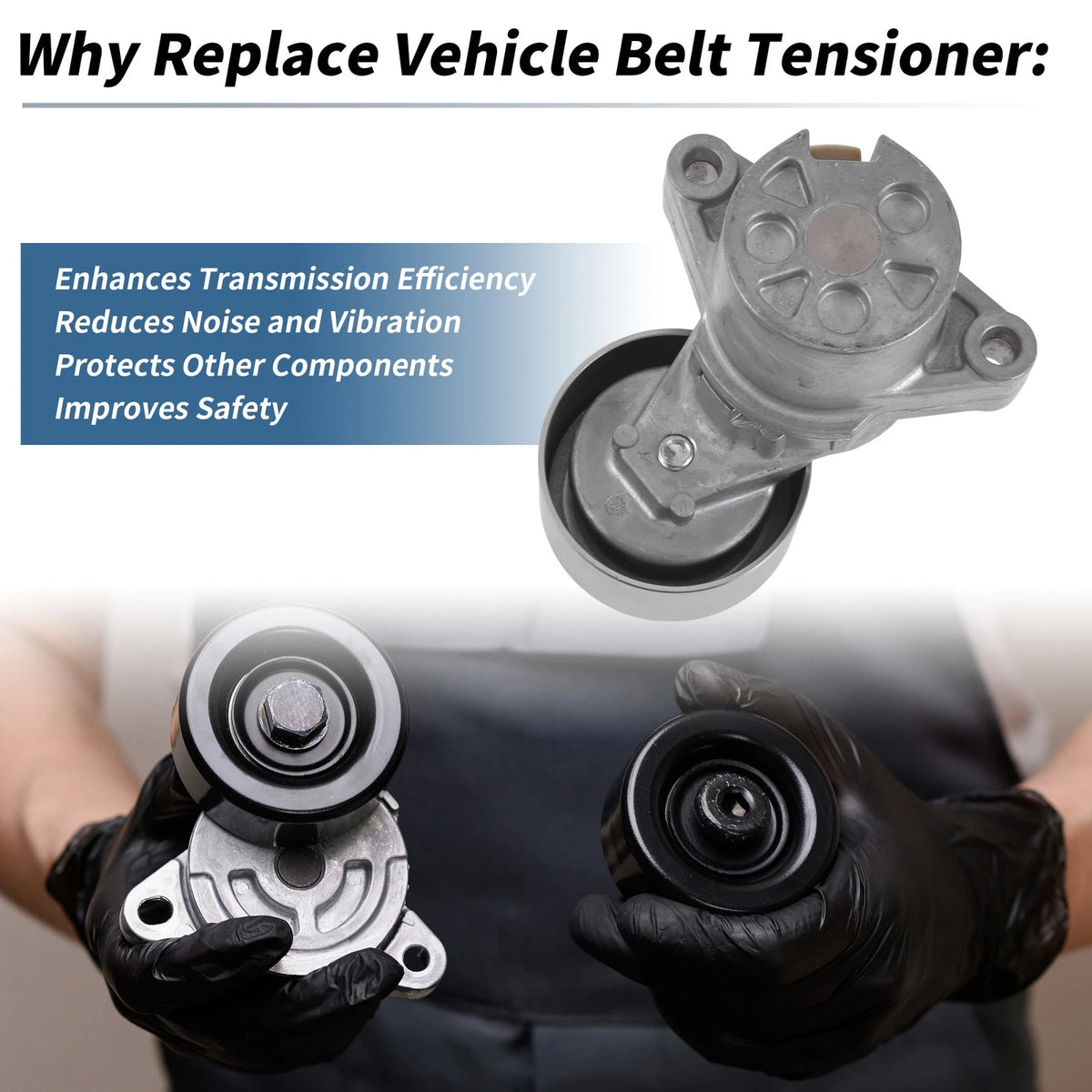 Belt Tensioner for Mazda 3 (2003-2009) - Metal 1 Pc