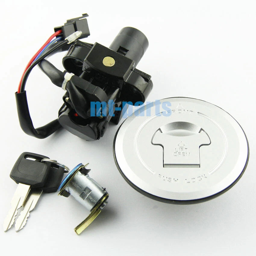 Ignition Key Switch, Fuel Tank Cap, Seat Lock Set for Honda CB600F Hornet (98-02)