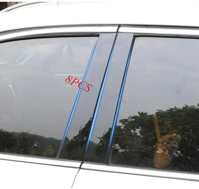 Glossy Black Window Center BC Pillar Cover for Toyota Highlander (2020–2022)