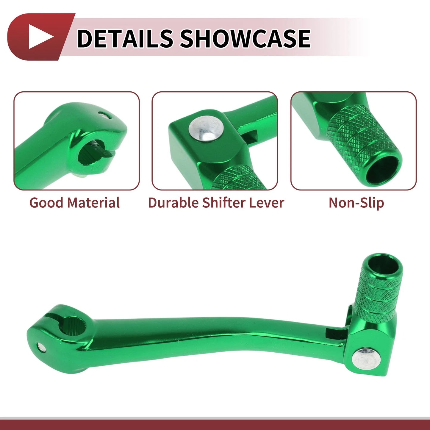 Folding Gear Shifter Lever Green for Honda XR50