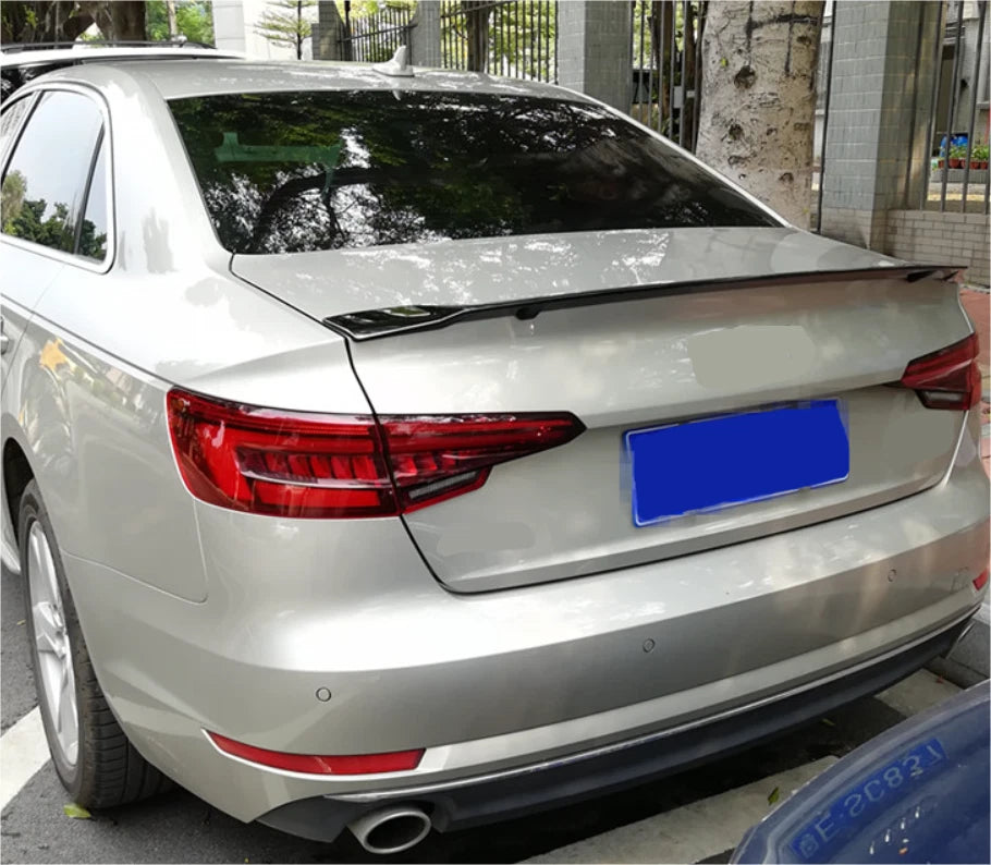 Unpainted Rear Spoiler Wing for 2017-2024 Audi B9 A4 S4 Sedan Highkick