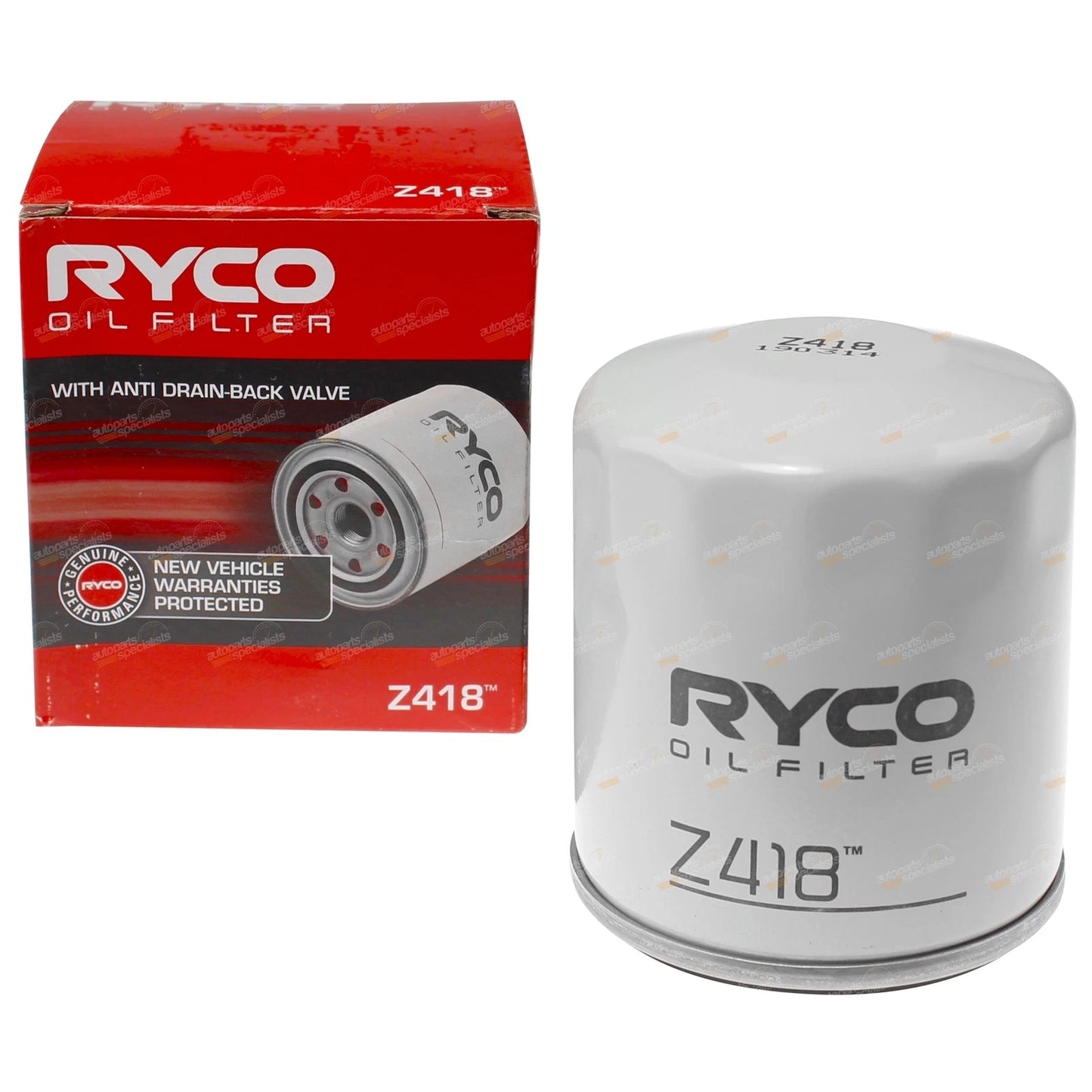 Oil Filter for Chrysler - Ryco Interchange Cross