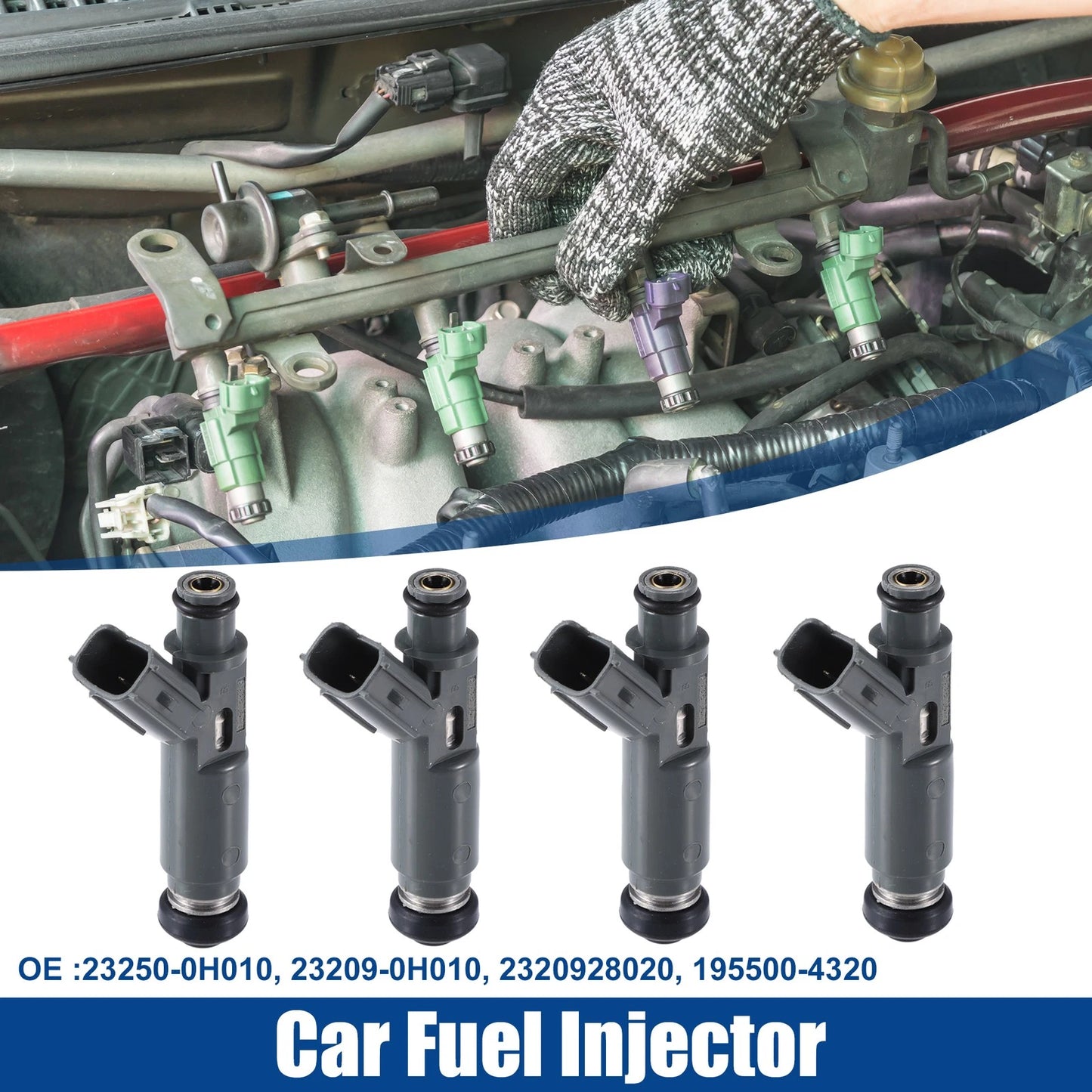 4 x Fuel Injector Nozzles for Toyota Camry 2.4L (2002-2004)