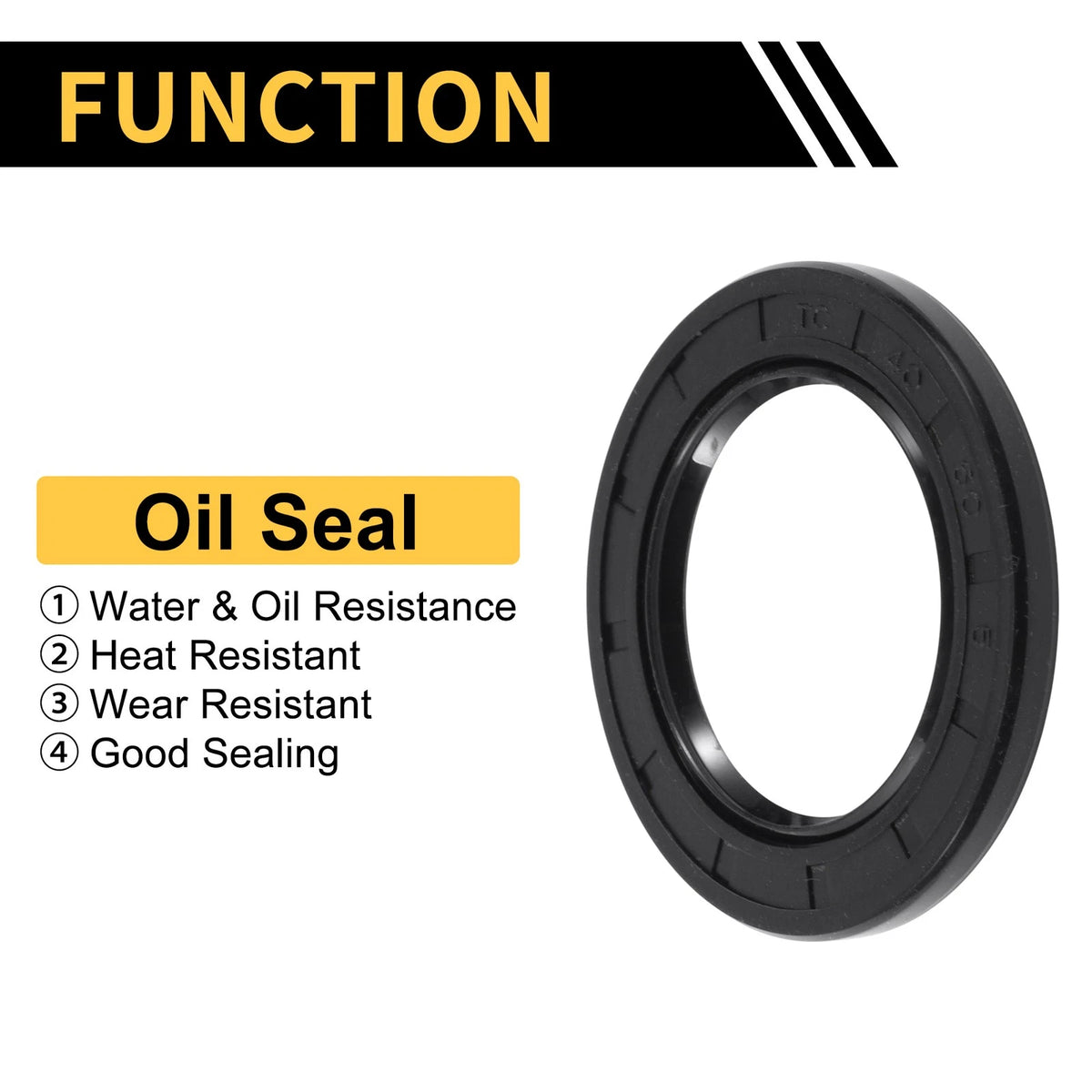 Oil Seal / 40x60x5mm / NBR Rubber Seal Ring 5 x for Make Model