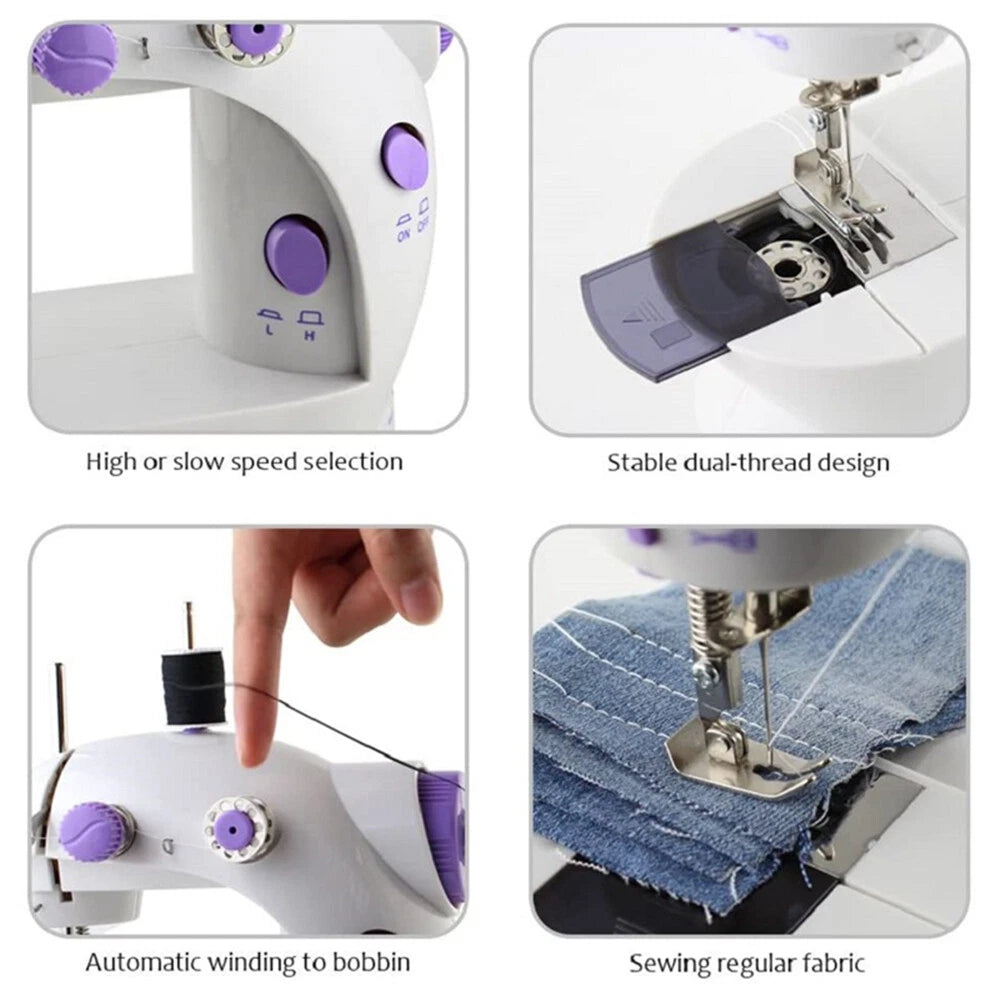 Mini Portable Sewing Machine for Kids - Easy Use