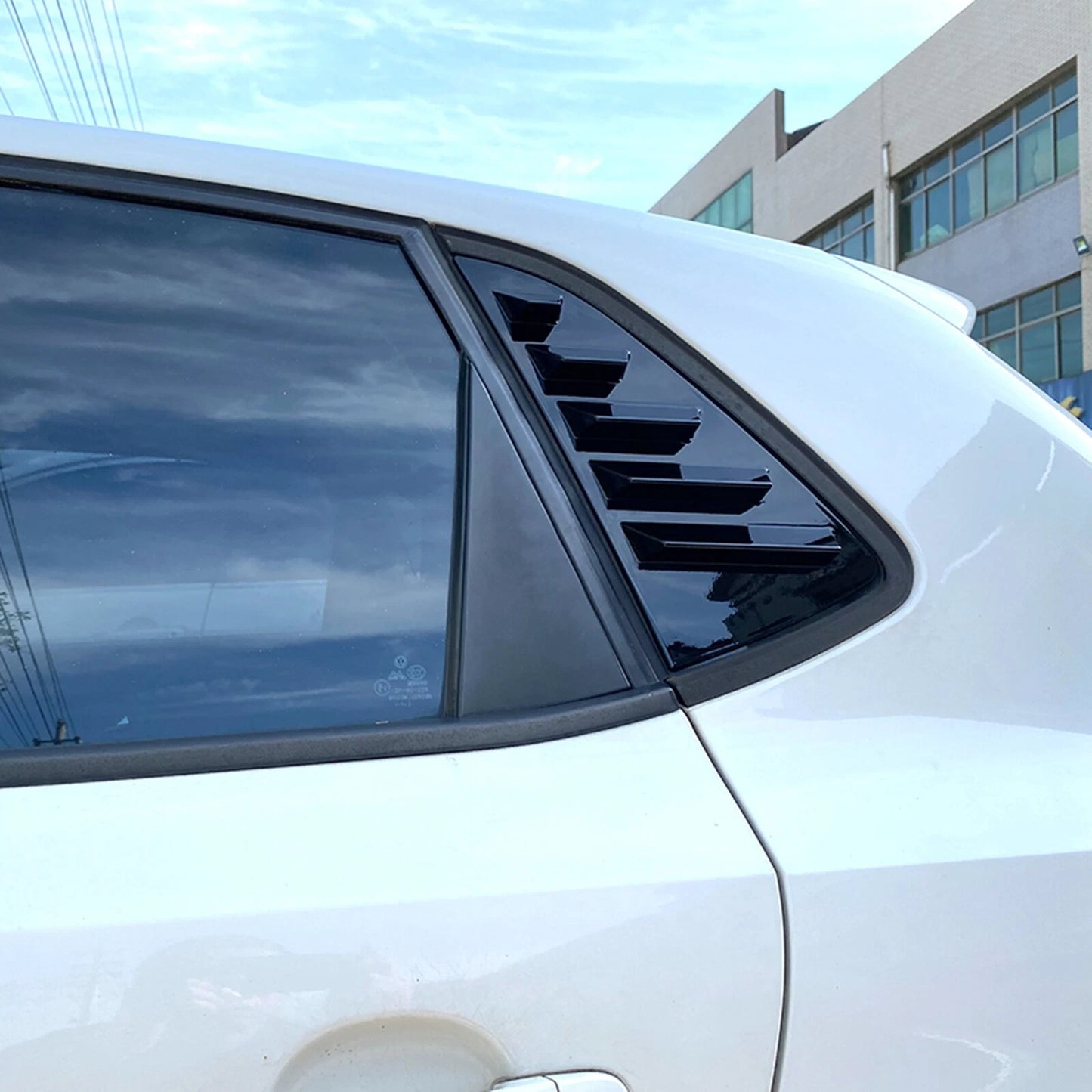 Rear Side Window Louver Trim Cover for VW Polo MK6 (2017-2023)