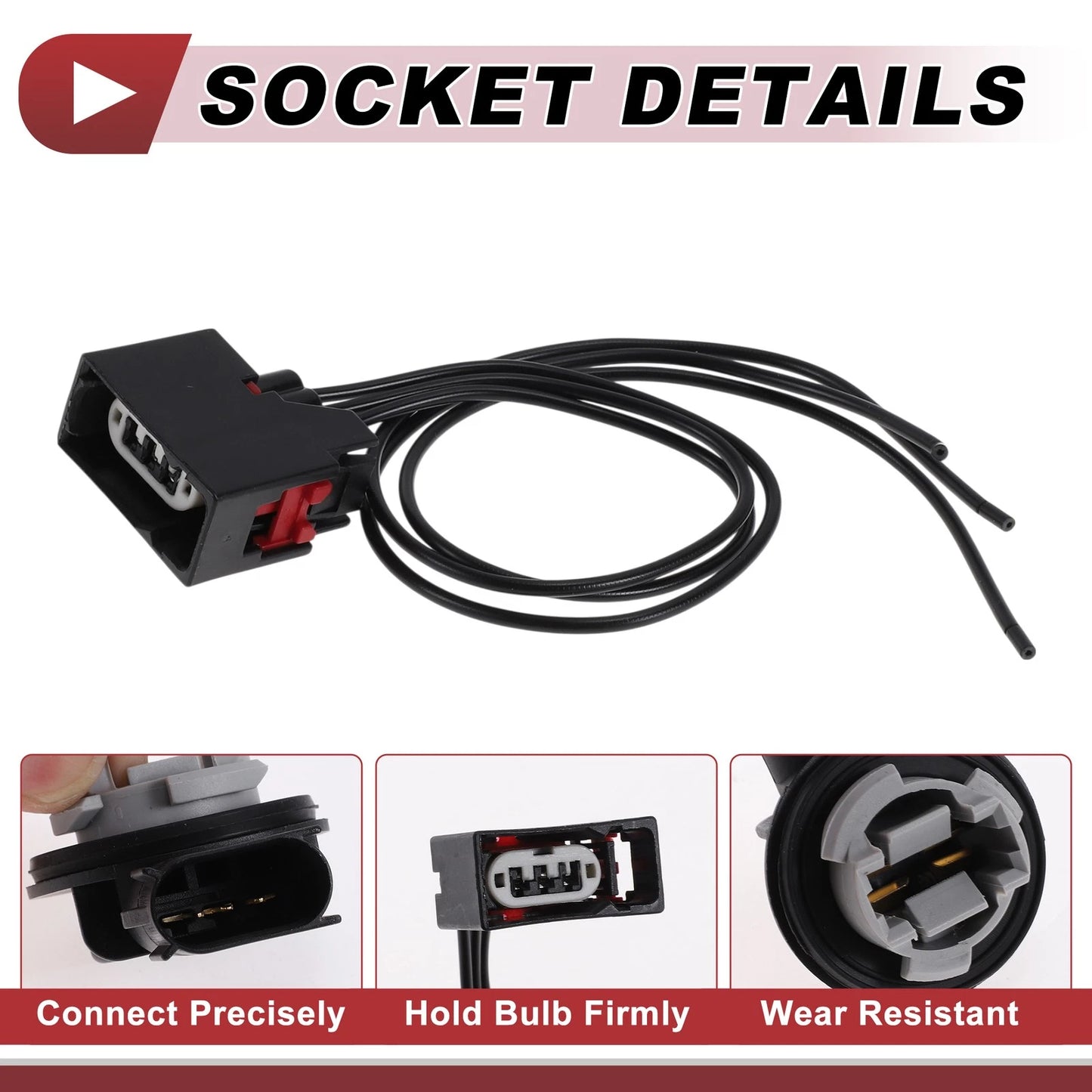 Tail Light Turn Signal Lamp Socket Wiring for Ram 1500 (2009 - 2020)
