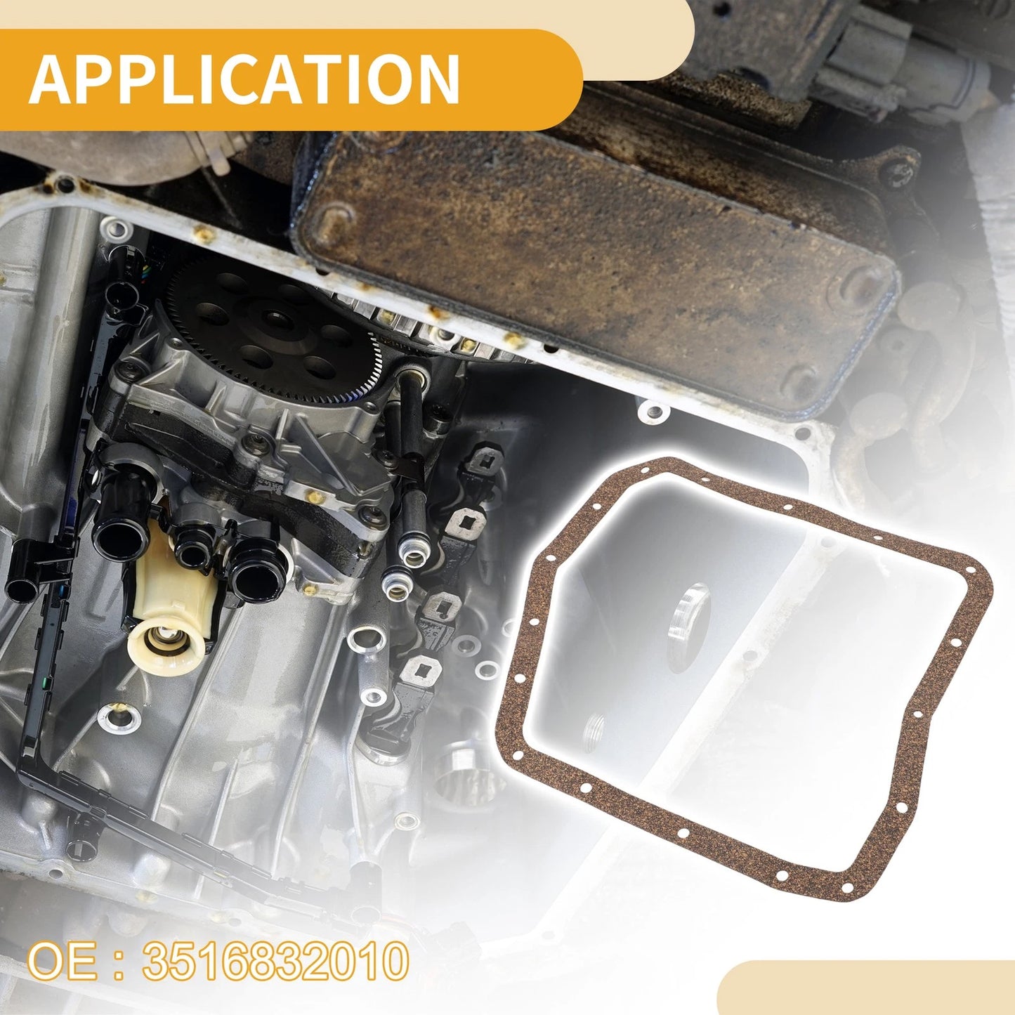 Transmission Filter Oil Pan Gasket for Toyota Camry (1984–2001)