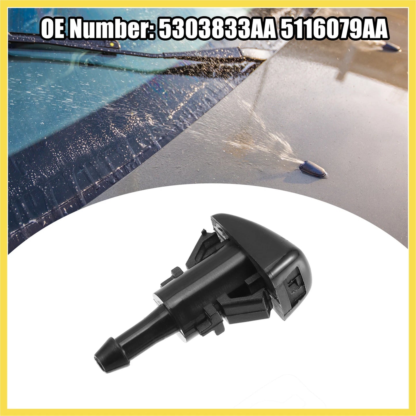 Windshield Washer Nozzles for Jeep Compass (2007-2017)
