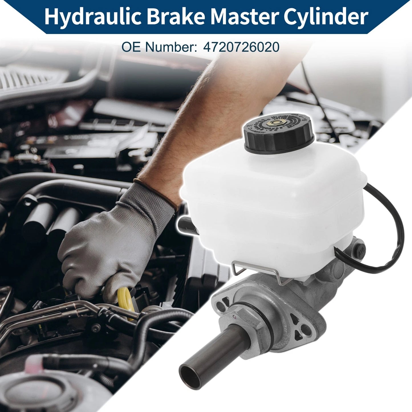 Brake Master Cylinder Reservoir for Toyota Hiace (2006–2022)