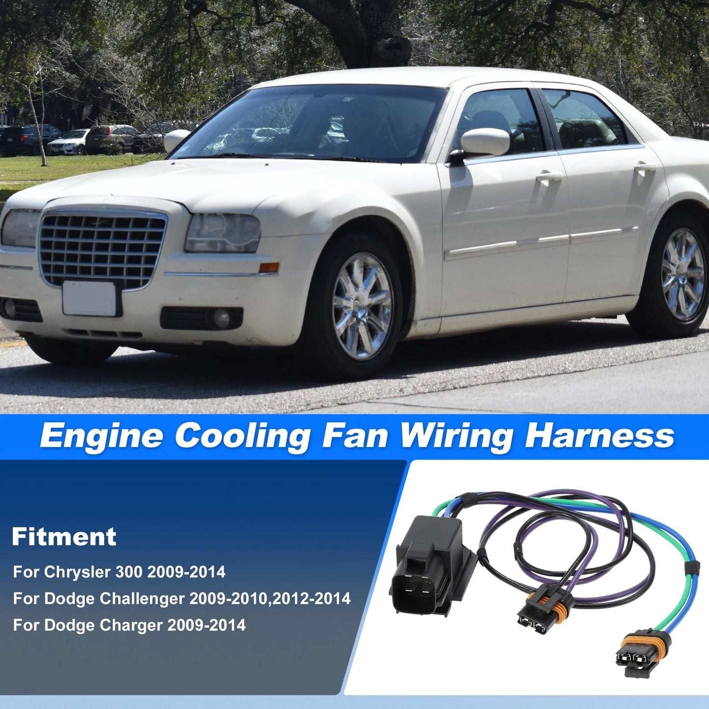 Engine Cooling Fan Wiring Harness for Chrysler 300
